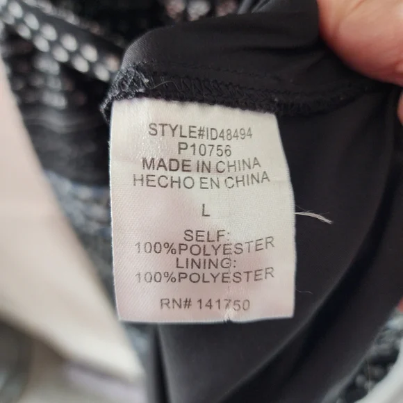 Orange Creek Black and White Patterned Dress - Picture 5 of 5